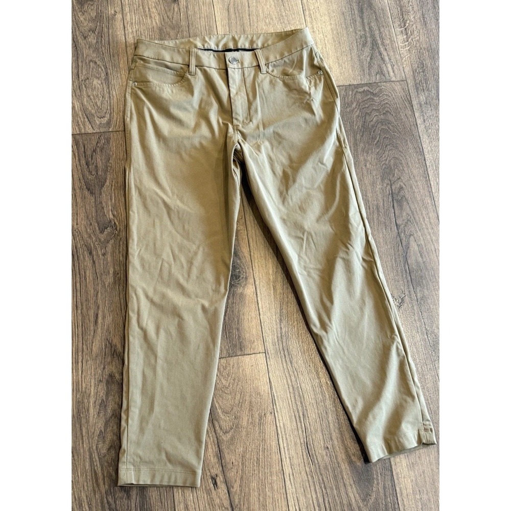 Lululemon Men's ABC Classic Fit 5 Pocket Pants Warpstreme Khaki Tan Size 30